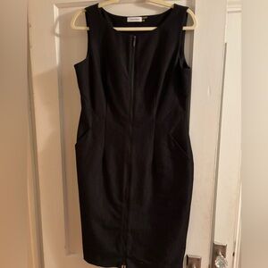 Calvin Klein Black Backless Dress